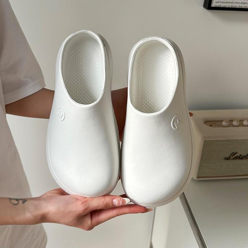 Unisex pantofle EVA s jedním páskem, uzavřenou špičkou, zdravotnické boty, plážové a kuchařské pantofle