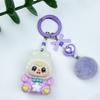 Bean Bag Cute Grain Sitting Doll Cartoon Schoolbag Pendant DIY Jewelry Resin Accessories Car Ornament Bag Keychain