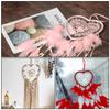 10Pcs Fade Resistant Smooth Metal Heart Dream Catcher Rings DIY Macrame Supply for Wedding Home Decor Dream Catcher