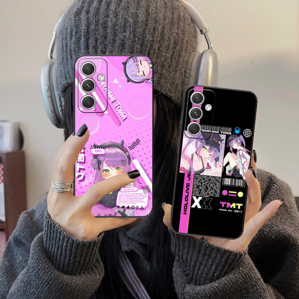 Anime Tokoyami Towa Phone Case for Samsung Galaxy S25 S24 S23 S22 S21 S20 Note20 Plus FE Ultra Colour Protective Cover Pretty