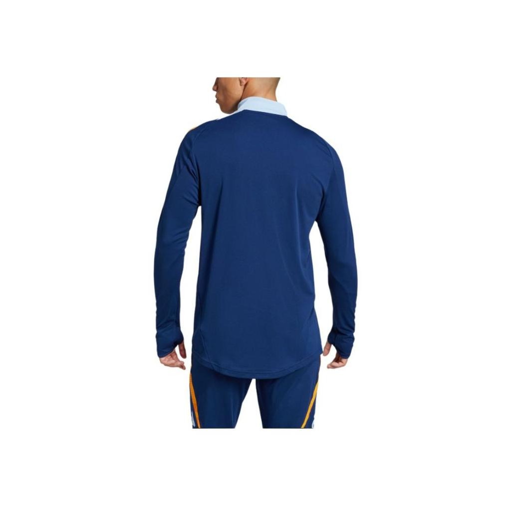 Adidas Real Madrid Aeroready Tiro 24 Competition Pullover Long Sleeve Football Jersey Men Tops Bright-Blue JE4205