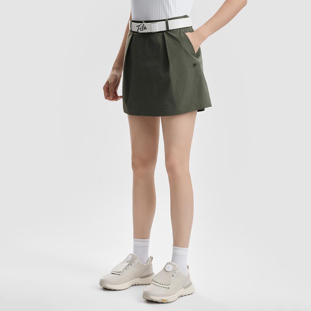 FILA Golf Series Fashion Classic Simple Versatile Comfortable Woven Casual Skirt Women skirts A11W625315FGN