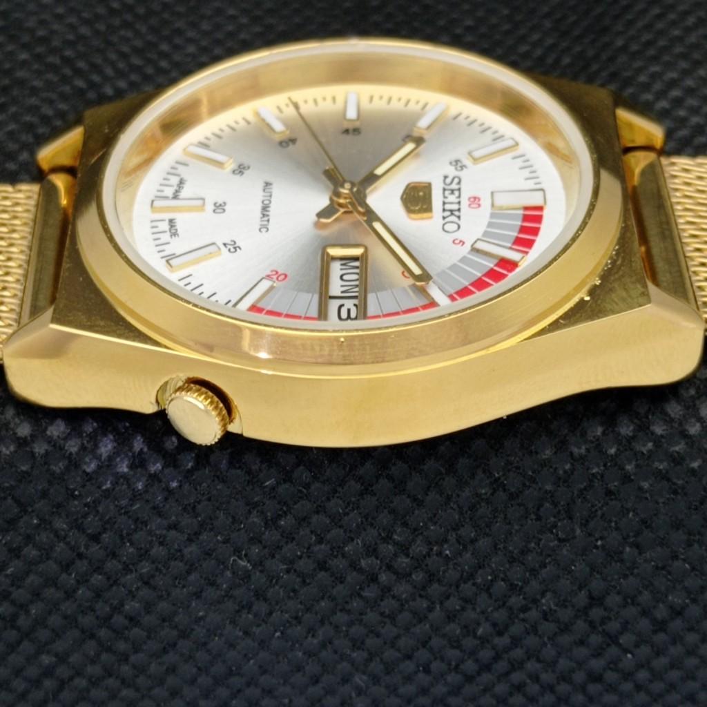 REFURBISHED VINTAGE SEIKO 5 AUTO 6309A JAPAN MENS D/D SILVER WATCH A309507-2 Seiko-a309507
