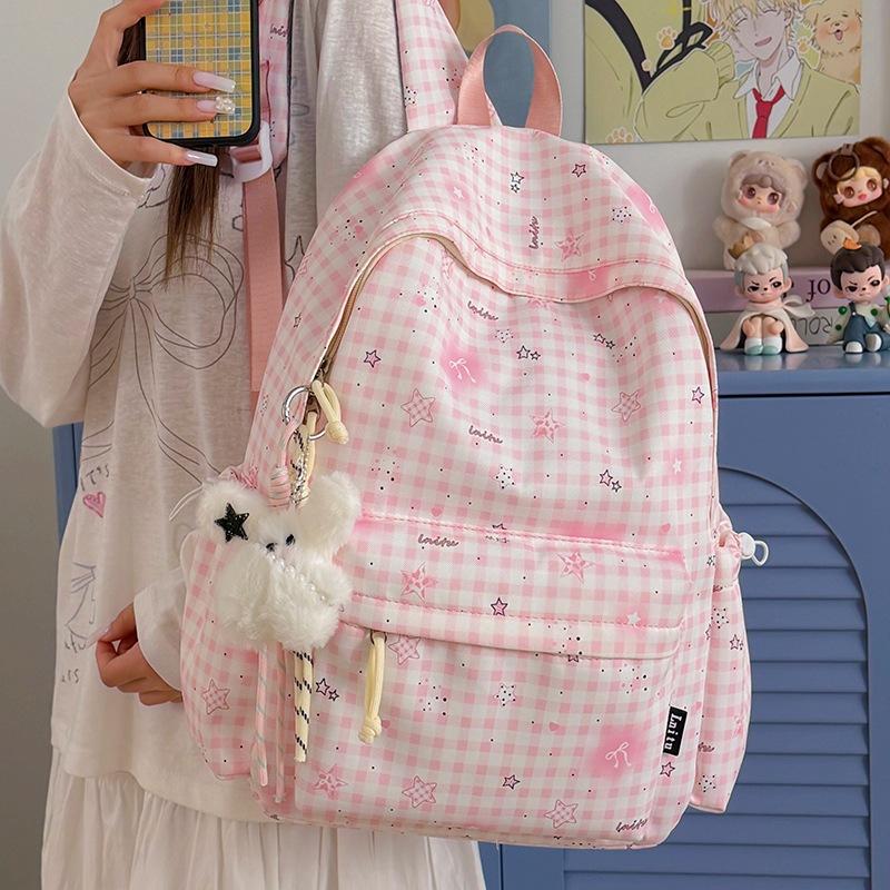 Schoolbag new female cute schoolbag versatile small fresh stars junior high school college student backpack class backpack