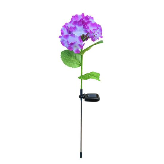 

Fairy Hydrangea Light, LED Solar Powered Outdoor Garden Stake Lights, Waterproof Artificial Hydrangea Flower Light for Path, Yard, Walkway,