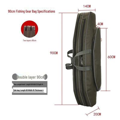 Oeny Two-Layer Fishing Rod & Gear Bag