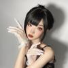 Bridal Wedding Gloves Lace Gloves White Fingered Black Show Lolita Sleeves Jk Japanese Cute