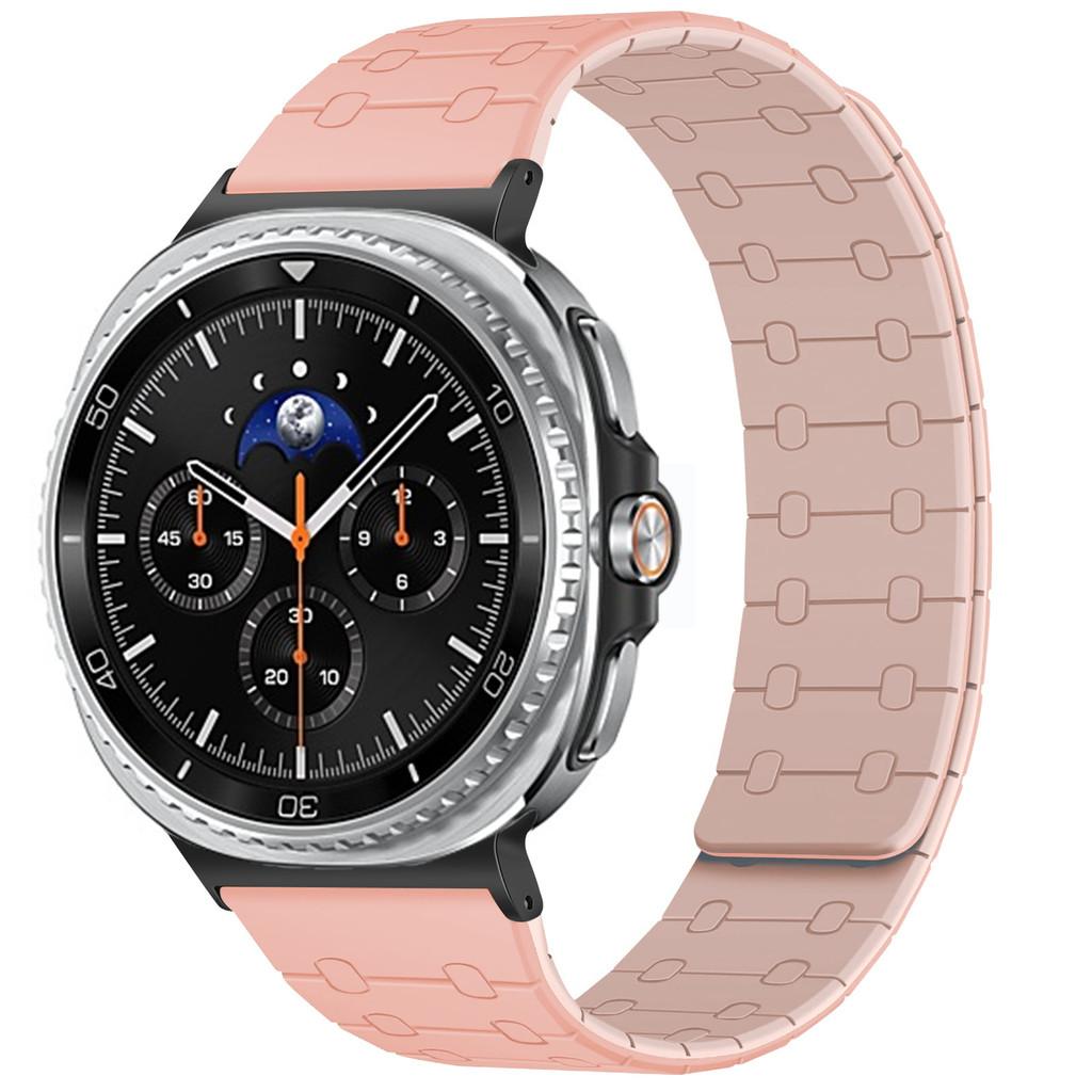 Magnetic Silicone Band for Samsung Galaxy Watch 8 40mm 44mm 8 Classic 46mm Sport Strap for Galaxy Watch Ultra 47mm 2025 Bracelet