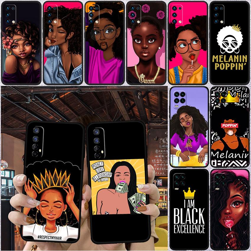 RP57 Poppin Zwart Meisje Nieuwe High-End Schelp Telefoonhoesje voor iPhone 16 15 14 13 12 Pro Max Plus Mini