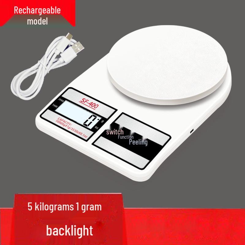 Compact Electronic Kitchen Baking Scale - Precision Gram Measurement for Food and Tea