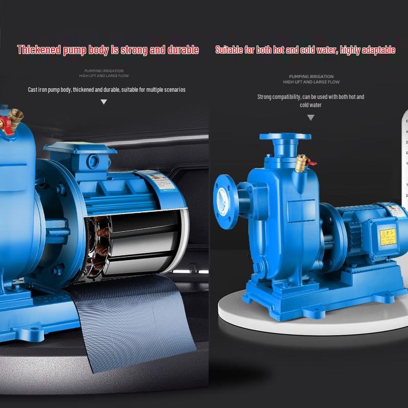 Jundingying 7.5KW 100mm Self-Priming Centrifugal Pump