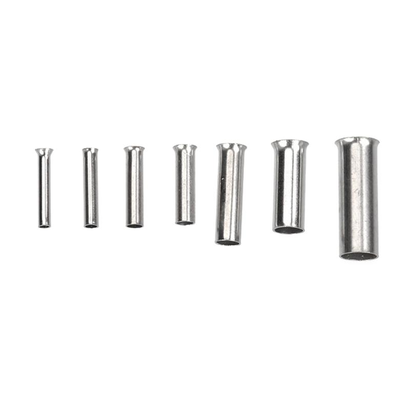 600pcs/set Wire End Ferrules Set Uninsulated Cable Sleeves for Wire Connection