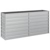 VidaXL Raised Garden Bed Planter Flower Box Plant Pot Planting Bed Balcony Outdoor 160x40x77 Cm Steel 316894