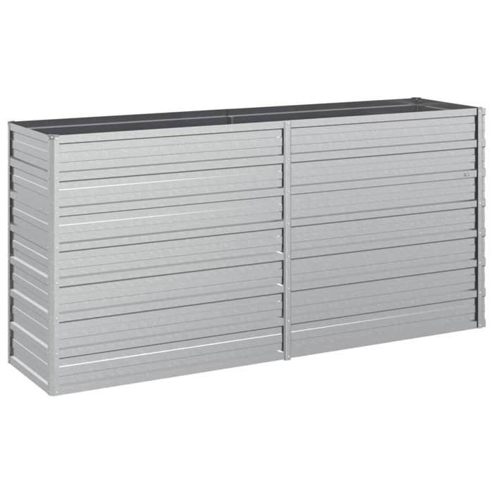 VidaXL Raised Garden Bed Planter Flower Box Plant Pot Planting Bed Balcony Outdoor 160x40x77 Cm Steel 316894