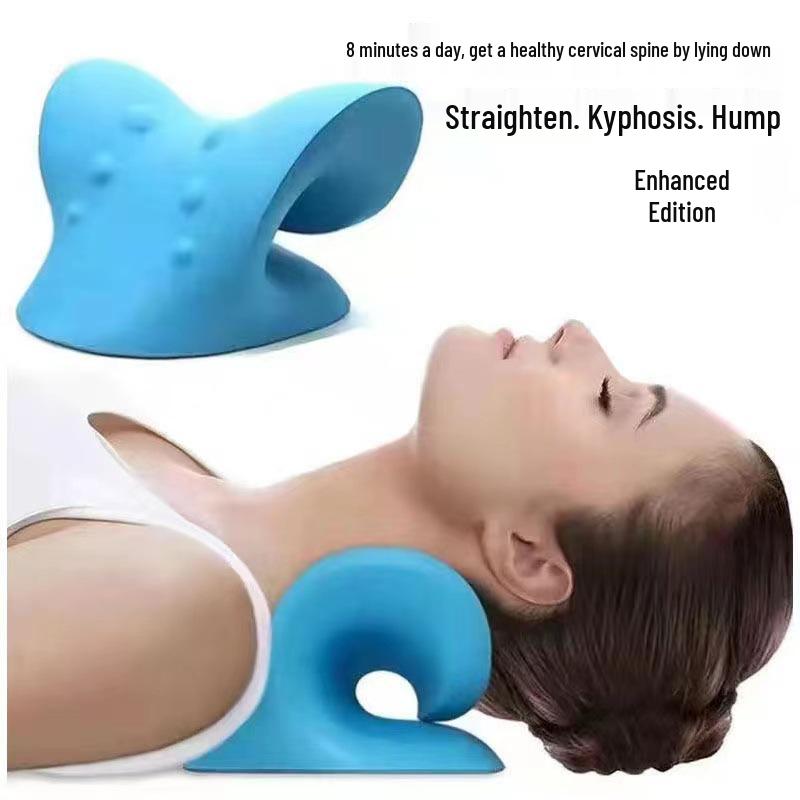 C-Shaped Cervical Vertebra Neck and Shoulder Massager Pillow