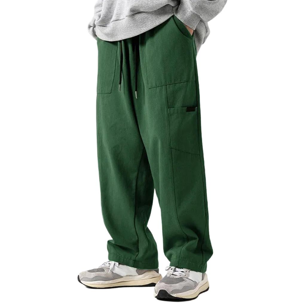 Men's Color Multi-Pocket Work Pants Men's Casual Fashion Work Pants