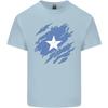 Zerrissene Somalia Flagge Somalischer Tag Fußball Kinder T-Shirt Kinder
