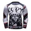 Fight Workout Mma Men'S Long Sleeve MMA Compression T-Shirt Men Boxing Rashguard Blank Bjj Rash Guard Sportswear Tees