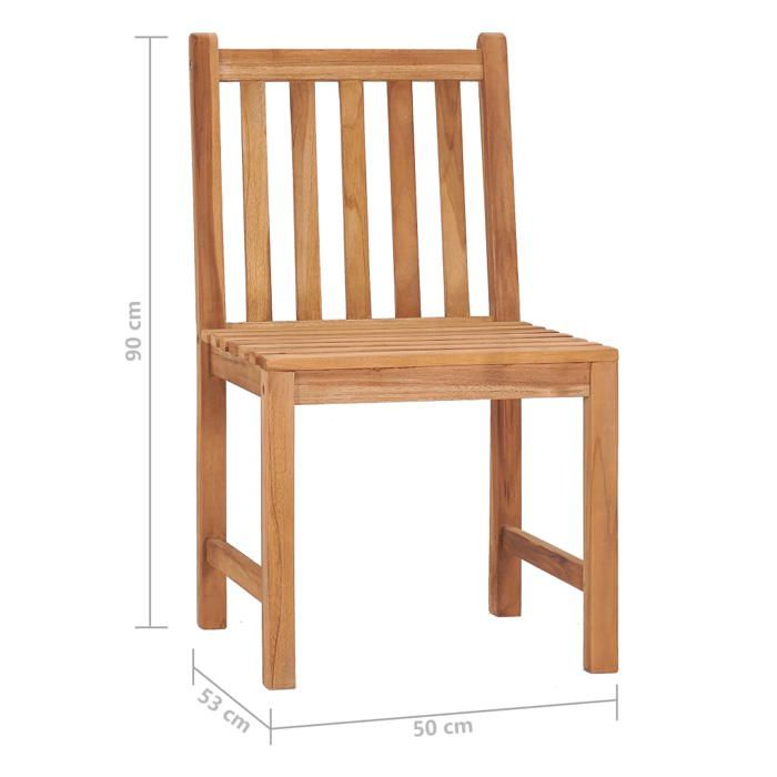 VidaXL 9-piece Garden Dining Set 200 X 100 Cm In Solid Teak Wood 3059946