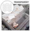 15pcs Fixed Corner Code For Acrylic Boxes Transparent Angle Brackets L-Shaped Shelf Support Bracket No Drill Window Box Bracket