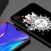 Funny Sun Moon Angel Eyes Phone Case For Realme 10 9 8 5G 7 6 GT2 Pro Plus 9i 8i C21 C11 C25 C35 GT Neo 2 3 3T Soft Black Cover