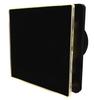 Bathroom Fan Timer LED Glass NORTADA HOKURO HOK 100 T Black