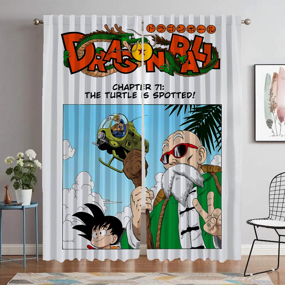 Dragon Shades Domácí interiérové závěsy 2 kusy Elegantní pokojové závěsy pro okenní závěs na kameru Halloweenská dekorace Dělicí stěna