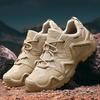 Men's Sports Shoes New Flat Running Boots Brand High-quality Anti Slip Hiking Shoes Men's Rubber Soled Outdoor Hiking Shoes