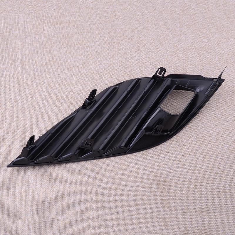 81481-06210 Front Right Fog Lamp Light Cover Grille Bumper Bezel With Hole Fit for Toyota Camry SE XSE 2018 2019 2020 Black ABS