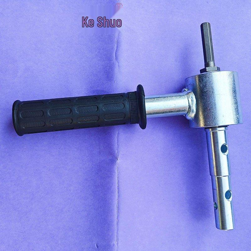 Electric Drill Adapter: Hammer & Impact Drill Converter with Bit Connector for Ice and Water Drills.
