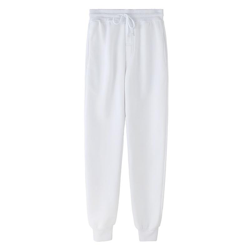 Men's Solid Color Sweatpants Joggers Autumn Winter Casual Loose Slacks Sports Streetwear Gym Sportswear