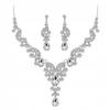 Necklace And Earrings Set With Cubic Zirconia