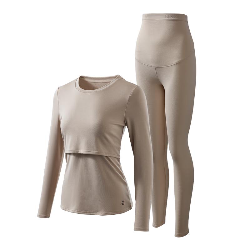 EMXEE Maternity Thermal Underwear Set L