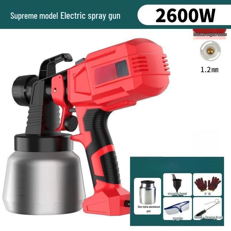 

TURBOSUN 2600W Electric Latex Paint Sprayer CN plug (adapter included)
