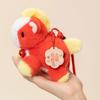 Multiple Colors Horse Pendant Keychain Lifelike Animal Kawaii Style Horse Keychain Soft Material Mini Stuffed Doll Friend Gift