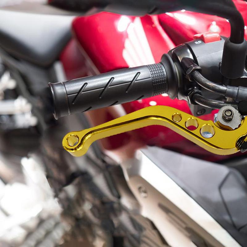 Motorcycle Brake Control 2pcs Metal Motorcycle Brakes Adjustable Rust-proof Aluminum Alloy Cylinders Clutch Lever High-Precision