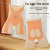 Seamless Tummy Control Body Sculpting Pants with Waist Cincher and Silk Crotch.