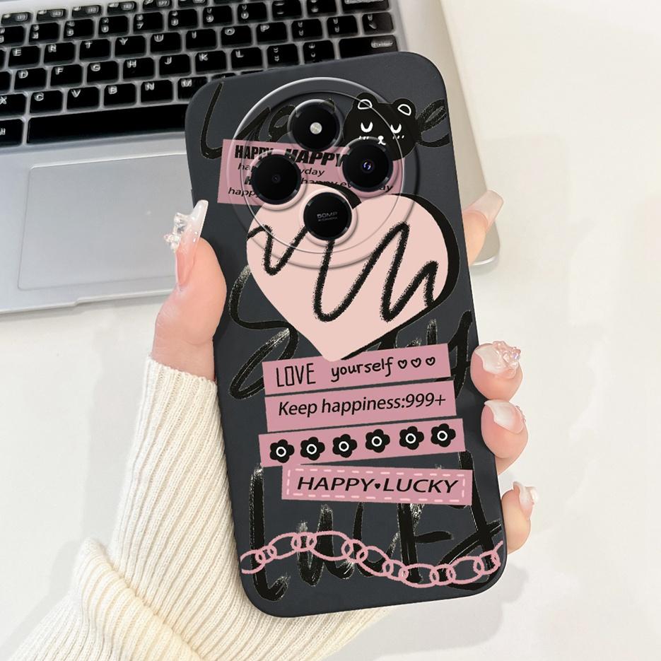 For Xiaomi Redmi 14C Case PocoC75 Cute Panda Cartoon Cover Soft TPU Phone Case For Xiaomi Poco C75 C 75 Redmi14C Back Cover Bags