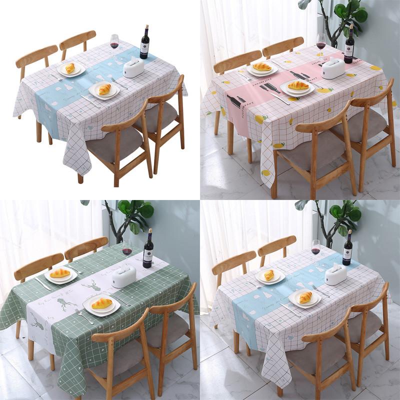 Față de masă rezistentă la ulei Husă impermeabilă Protector Simplu Acasă Dining Peva Decor