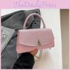 V Letter Fashionable Decoration With Glossy Material Women Chain Bag Crossbody