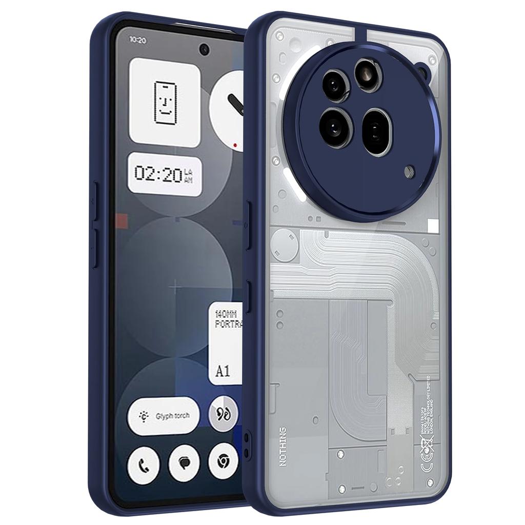 Simple ultra-thin TPU hard backplate lens shockproof protective cover for Nothing Phone 3A Pro Case Phone 2a Pro plus 5G case