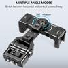 Phone Tripod Mount, Universal Smartphone Mount Adapter with 3 Cold Shoe & 1/4" Standard Screw, 360 Rotates