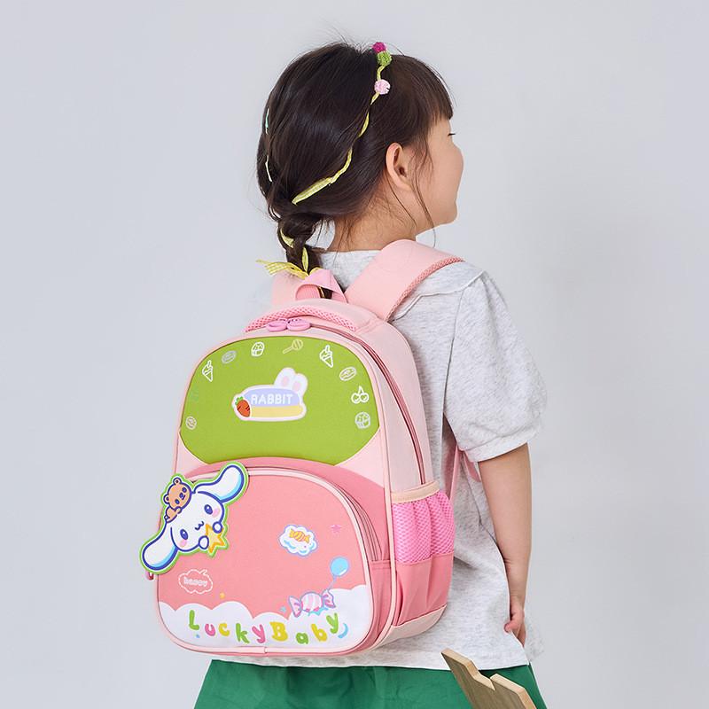 Dinosaur Cinnamoroll Kids Backpack With Breathable Nylon And Air Cushion Straps For School And Travel