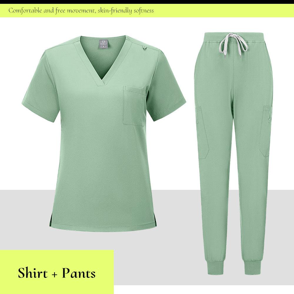 Unisex Medical Scrub Suit for Hospital Operating Room - Breathable, Sweat-Absorbent