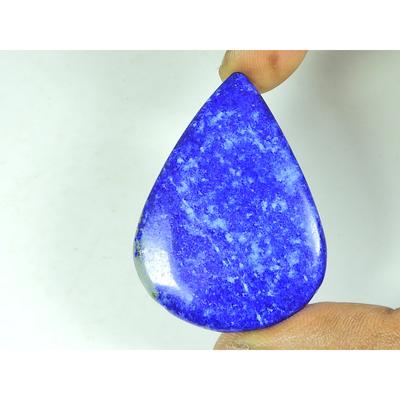32X44X04 MM Natürlicher Lapislazuli Birnenform Cabochon Lose Edelstein 63 Karat. SY-529