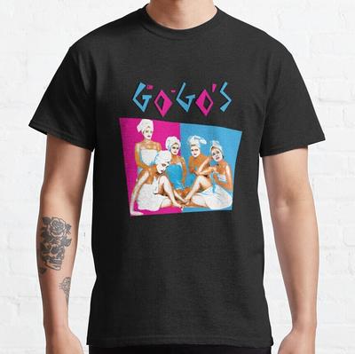 THE GO GOS SLIM FIT UNISEX WOMEN BOYS GRAPHIC TRENDING CLASSIC T-SHIRT Unisex T-Shirt