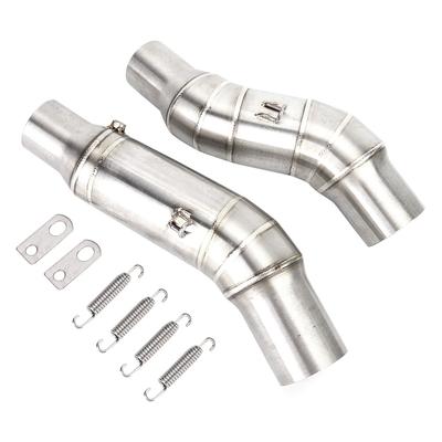 Motorcycle Exhaust Middle Pipe Stainless Steel Fit for Kawasaki Z1000 2010 2016