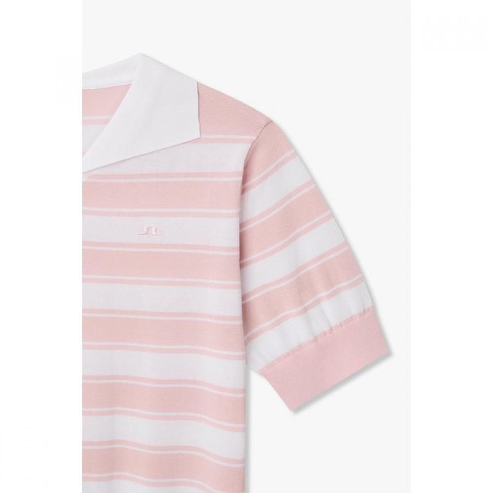 J.LINDEBERG Women Nora Stripe Sweater Polo 1546128910