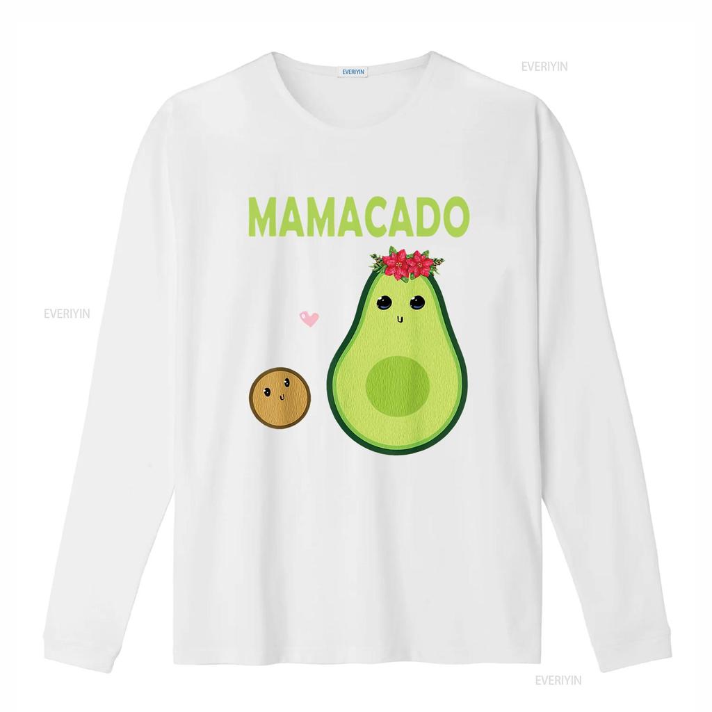 Womens Mamacado Cute Avocado Mom Kawaii Pregnant Mama Baby Women T Shirt vintage Washed Soft graphic Stylish Unisex Comfortable