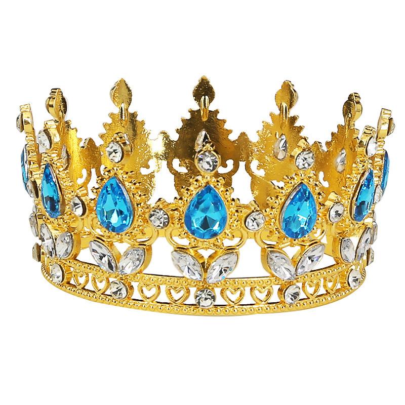 Bridal Jewelry Birthday Party Crown Flower Decoration Headdress Show Host Children's Hair Accessories Baroque